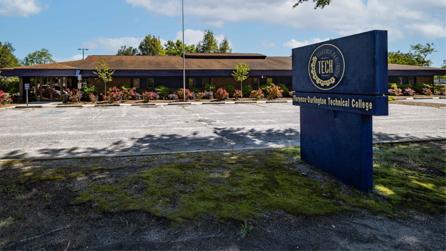 An exterior photograph of the Hartsville campus.