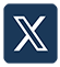 Logo for social media company x formerly know as twitter